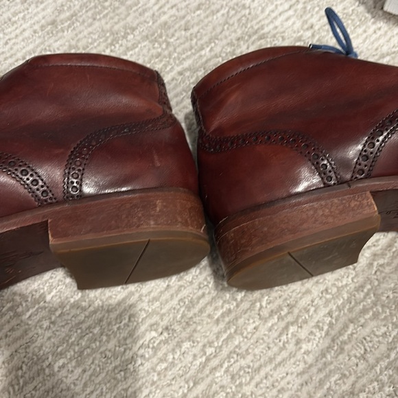 MENS COLE HAAN WINGTIP LEATHER BOOTS SIZE 10 🤎 - Picture 8 of 9
